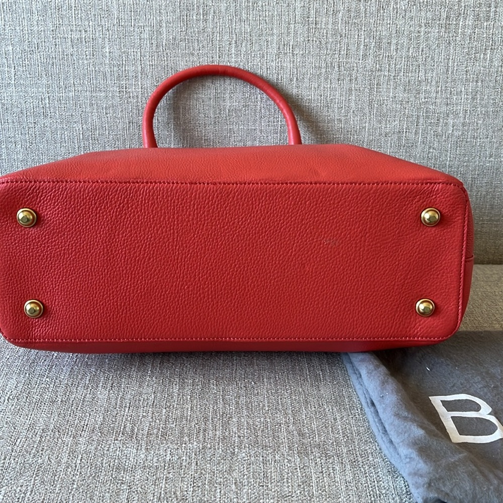 BRAHMIN | SMALL LINCOLN SATCHEL WITH MATCHING WALLET | CORAL NEPAL - Picture 3 of 11
